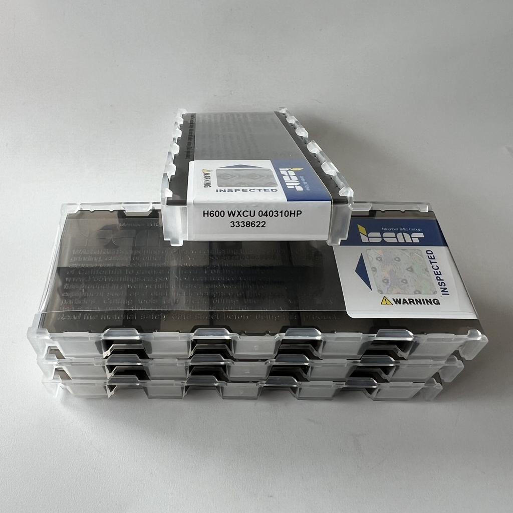ISCAR / H600WXCU040310HP IC882 / Industrial Indexable Carbide Inserts 10 Pcs