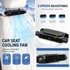 Car Seat Cooling Fan 3 Speeds Adjustable Car Seat Headrest Fan USB Powered Electric Fan Cooling Air Fan For Cars Rear Seat Heat Shields 2