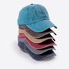 Women Men Cotton Solid Baseball Cap Fashion Snapback Hat Female Outdoor Simple Washed Vintage Visor Casual Cap Hat For Women Men