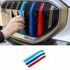 For BMW 5 Series M5 2024 3-Colour Front Center Mesh Grille Grill Strip Trim 3PCS