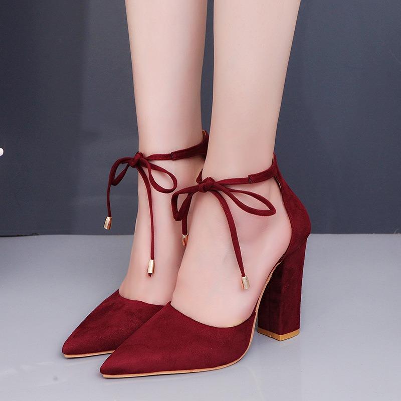 Fashion Women Pumps Women Heels Chaussures Femme Gladiator Summer High Heels For Party Wedding Shoes Women Thick Heels Zapatos De Muje