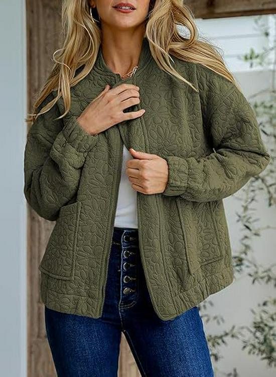 Autumn/Winter 2025 Jacquard Long Sleeve Zipper Cardigan