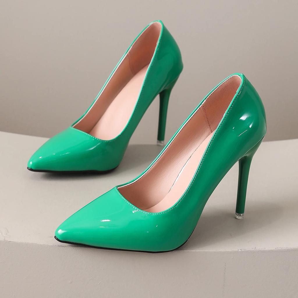 Sexy Red Bottom Women High Heels Classic Ladies Pumps Autumn Soft Leather Dress Heel Shoes for Women Banquet Wedding High Heels