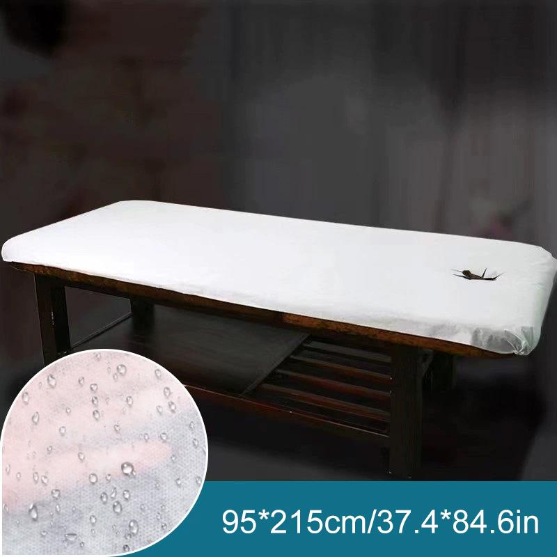 

10 шт. для салона красоты Дышащий Водонепроницаемый Маслостойкий Одноразовый Чехол на кровать Эластичный Спа Массаж Нетканая Простынь для массажа 95*215