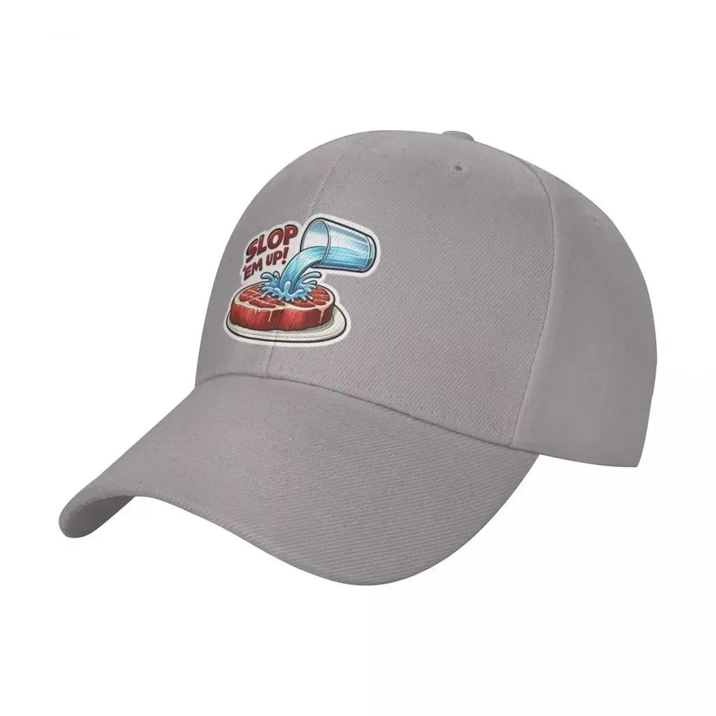 SLOP 'EM UP! Baseball Cap birthday fashionable funny hat party Hat WomenCaps Men's