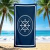1Pc Smooth Sea Sailor Quote Beach Towel, Quick Dry, Multi-Use for Beach Pool Gym Yoga Home Travel, Christmas, Halloween, Xmas Gift M928577