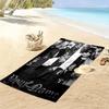 Name Custom Rappers Print Beach Towel, Large Soft Quick Dry Towel for Beach Camping Swimming