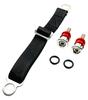 HTharros Stack Belt for Off-Road Bike Rear Enduro Stack Belt Motocross Dirt Bike Rescue Strap Red