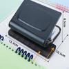 10 Hole Punch Mini Paper Manual Heavy Duty, Handheld Portable Puncher for