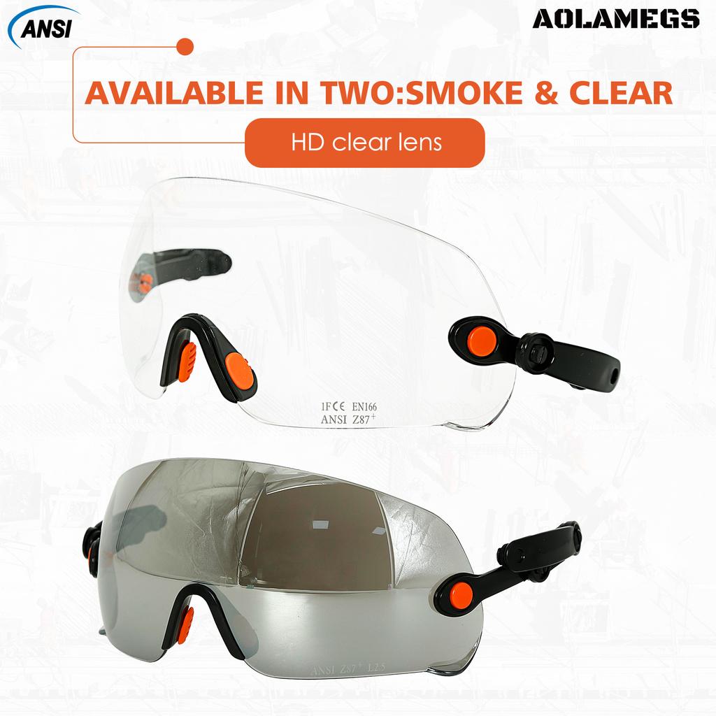 Goggles Accessories for Aolamegs Model ABS Safety Helmet With ANSI and CE Certification
