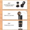 Neue tragbare Nespresso Kaffeemaschine Espresso Wiederaufladbare Kaffeemaschine Outdoor Reise Eingebaute Batterie Extraktion Pulver & Kapsu