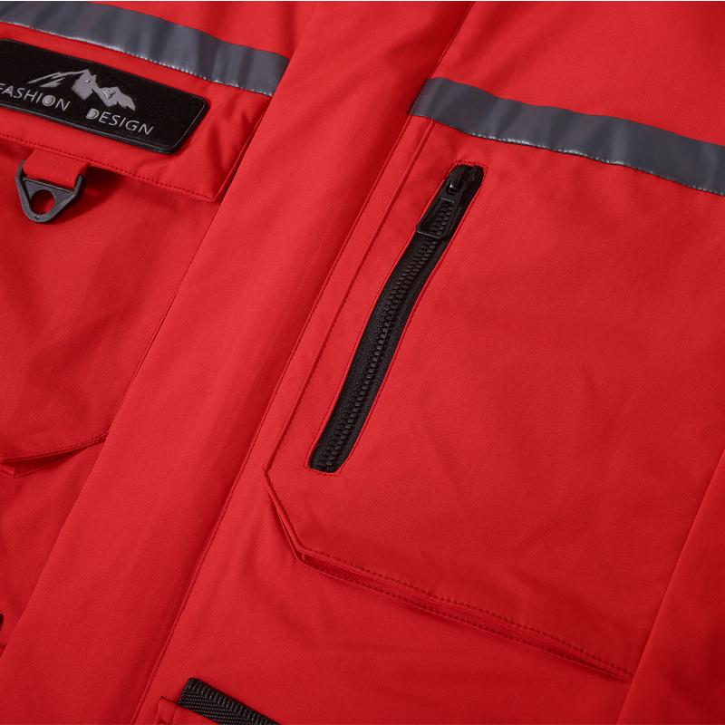 Übergröße 4XL-11XL Echter Pelzkragen Mode Winter Herren Daunenmantel Kapuze Lässig Locker Dick Warm Übergröße Oberbekleidung Herren Daunenjacken