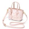 New Disney Mickey PU Crossbody Handbag Women's Pink/Ecru DHF41374-A