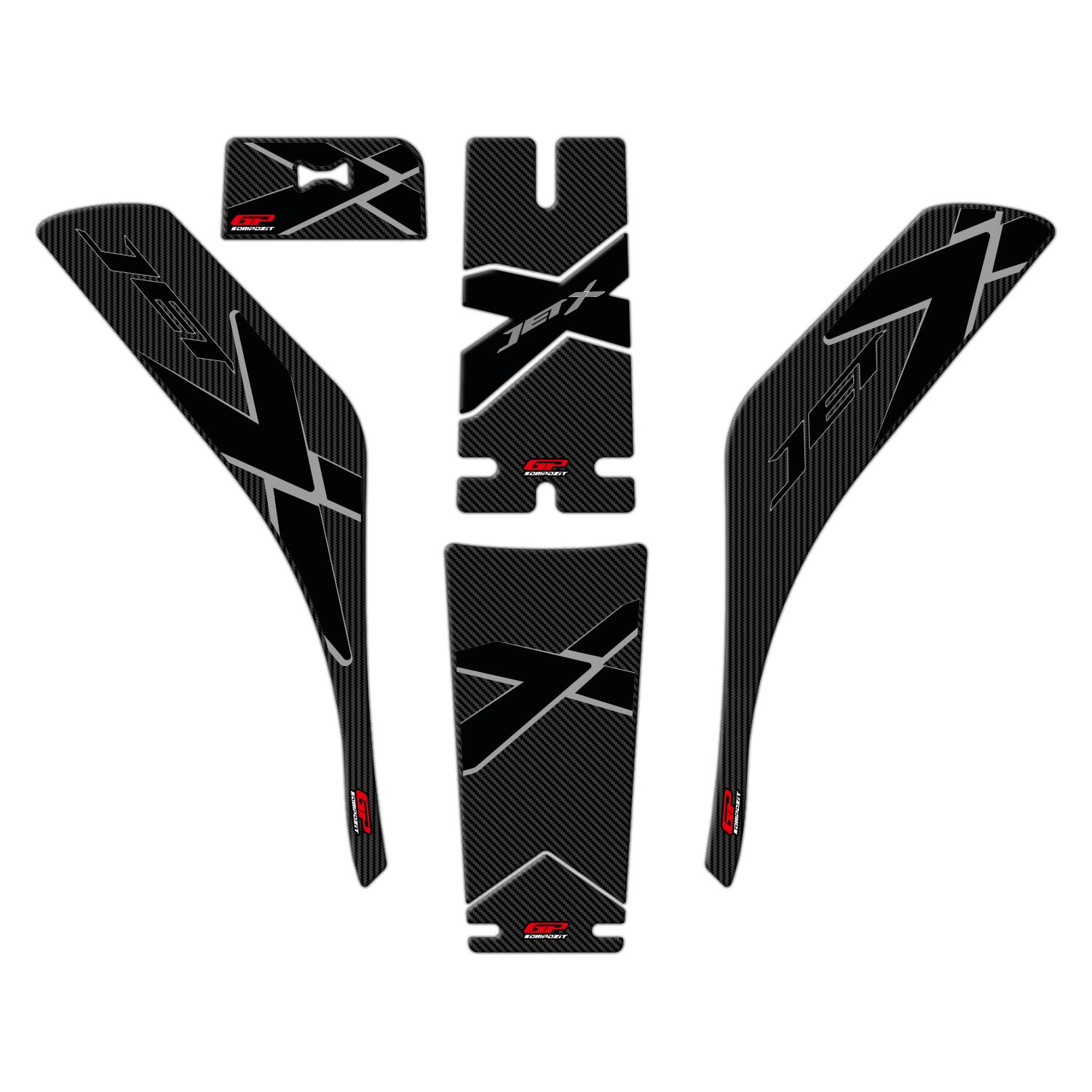 

GP Composite SYM Jet X 125 2022-2024 Compatible Tank Pad Set Carbon