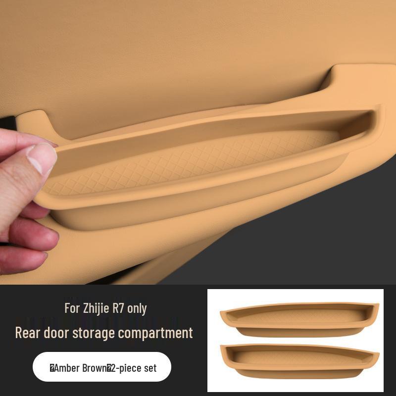 Zhiji R7 Car Door Handle Storage Box - Rear Door Mat & Interior Decoration Accessories