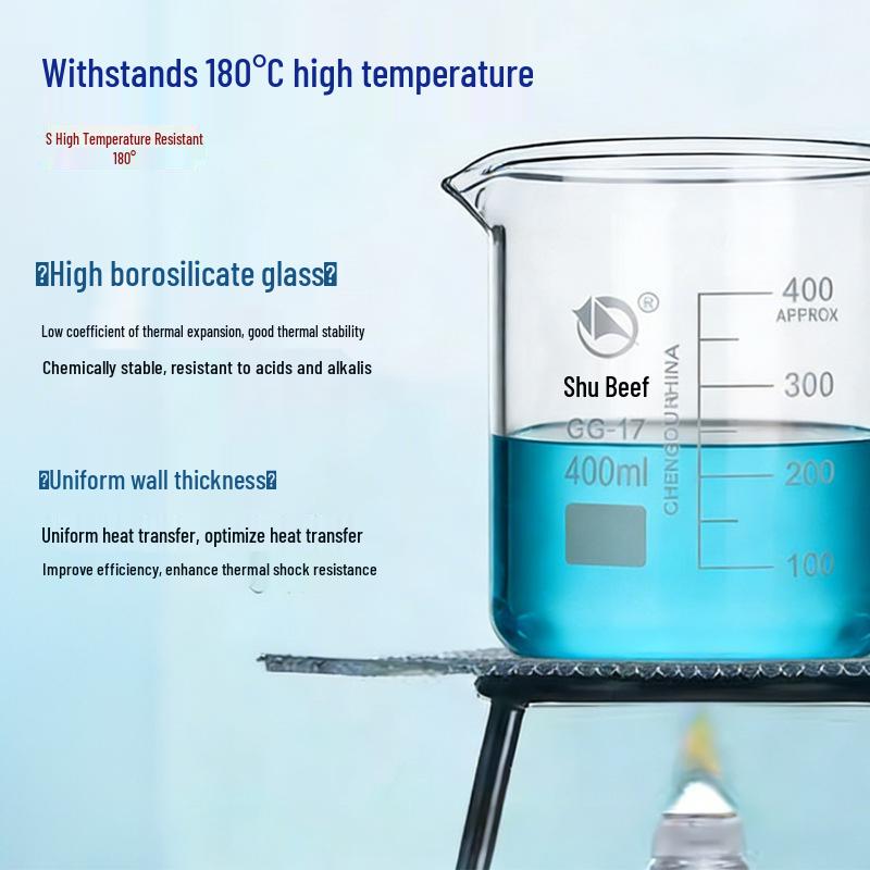 Shu Niu High-Temperature Resistant Borosilicate Glass Beaker