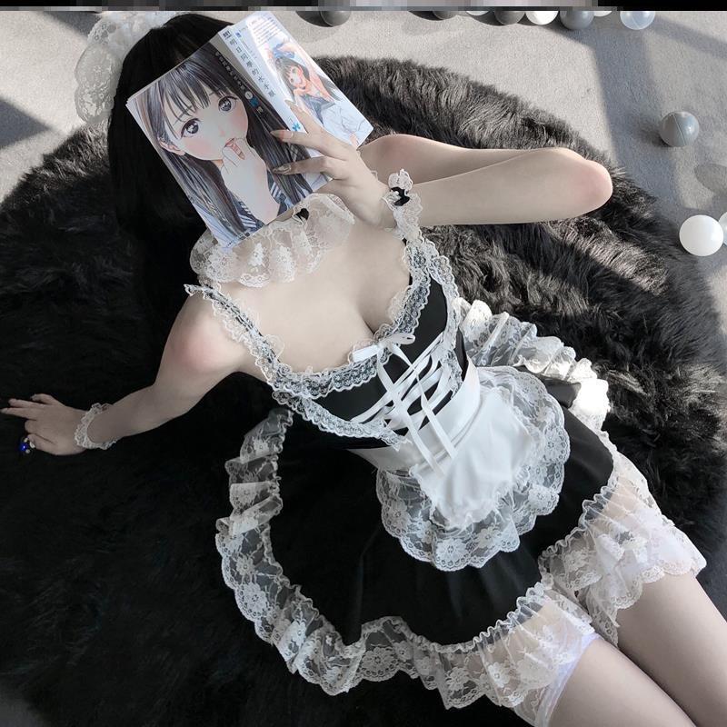 Lolita Hot Costume Babydoll Dress Uniform Erotic Role Play Cute Live Show Women Sexy Lingerie Cosplay Costumes Maid Servant
