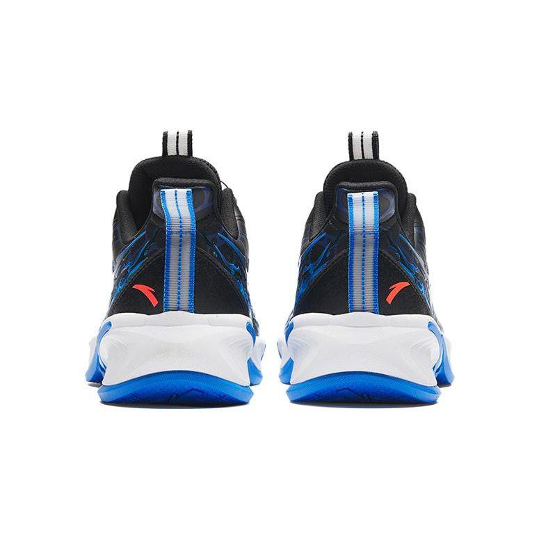 Anta Kids Low-Top Running Shoes Kids sneaker Black Blue 312335511N-4