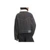 adidas Originals FW25 Femme Denim Padded Collar Zip Long Sleeve Jacket Women Jacket KB5449
