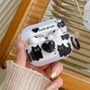Ins wind black cat for apple airpodspro1 bluetooth headset case 1/1/1/1st generation headphone case