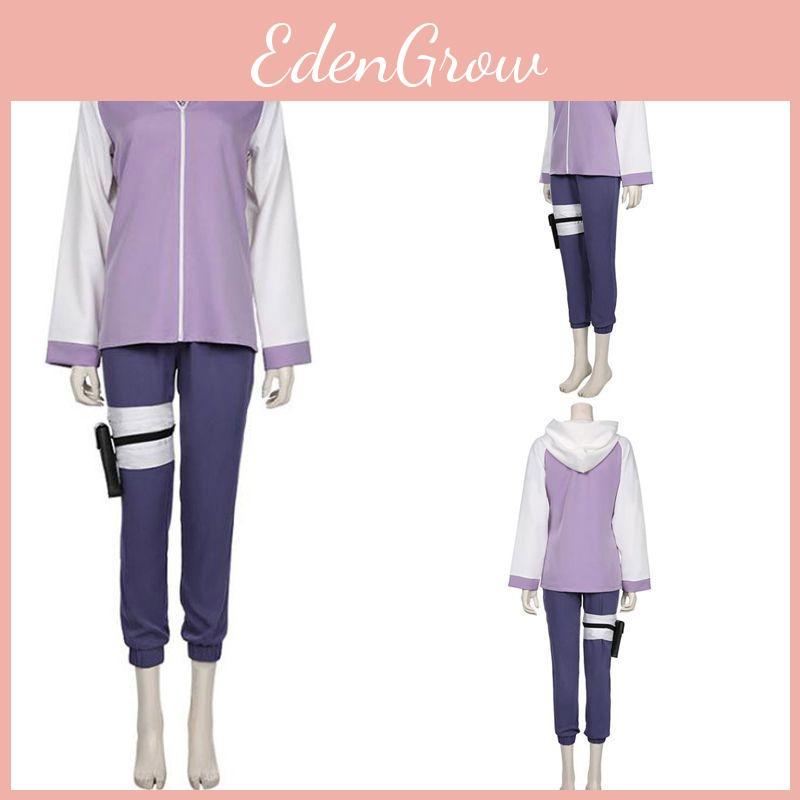 Hinata Teenage Adult Cosplay Clothes Full Set Made With Soft Polyester Fabric**