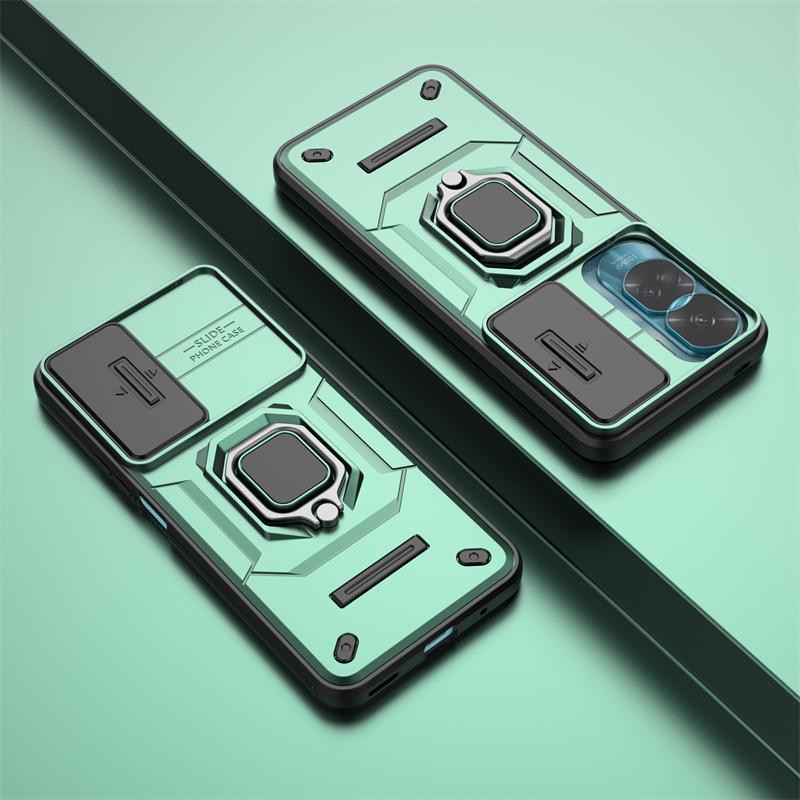 

Для Honor 90 Lite 5G чехол слайдер камера защитный чехол для телефона для Honar Honer 90Lite Light 5G магнитный держатель кольца бронированная задняя крышка For Honor 90 Lite 5G