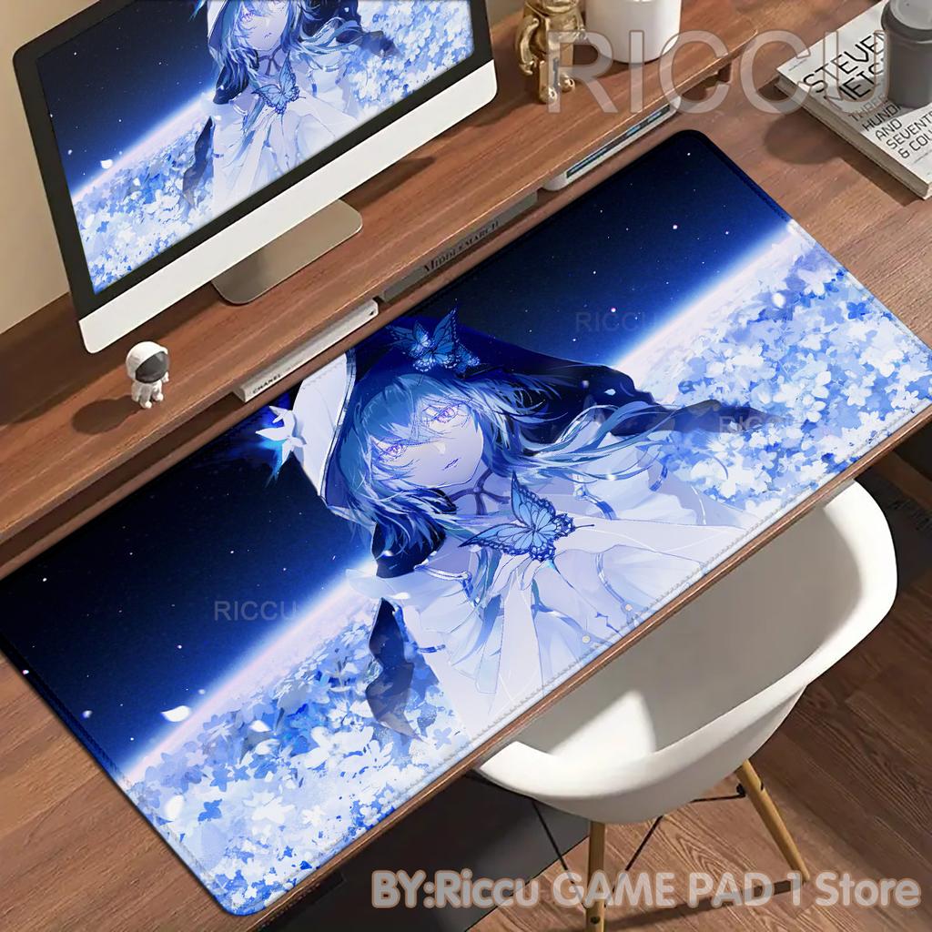 HD Anime Girls Gamer Wuthering Waves The Shorekeeper XXL Large Mouse Pad Non-slip Keyboard Desk Mat Mouse pad PC Accessories Mat