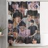 New Seo Changbin Shower Curtain Bathroom Polyester Waterproof Bath Curtains With Hooks