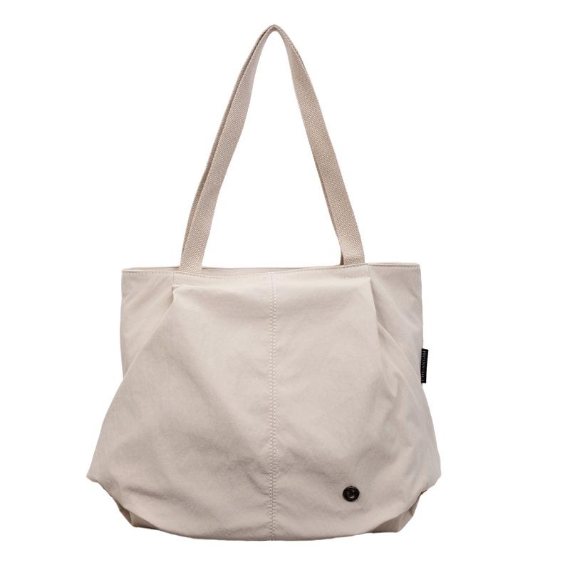 2025 New Large-capacity Casual Simple Texture Underarm Shoulder Bag Versatile Korean Version Solid Color Handbag
