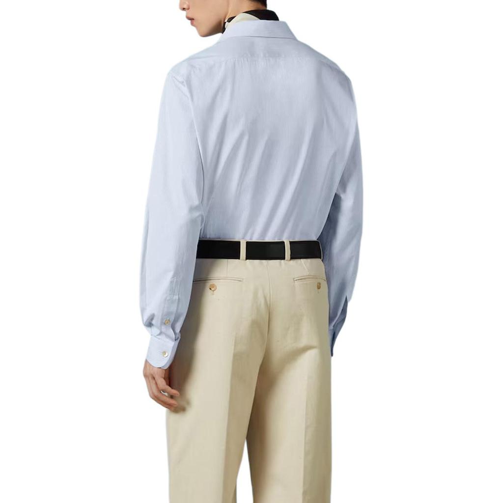 Gucci Pinstriped Buttoned Shirt 751065ZANYM9716