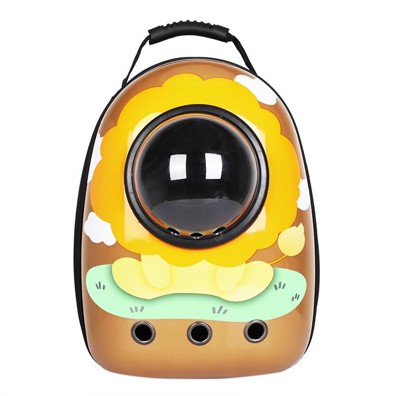 Space Capsule Cat Bag Pet Portable Breathable Backpack Outdoor Puppy Safety Bag