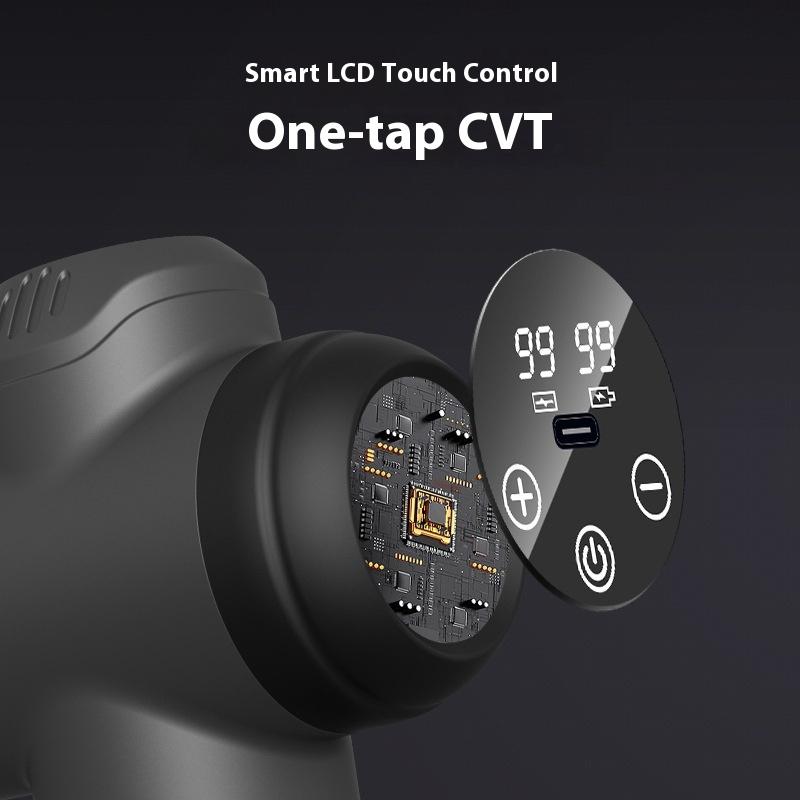 Fascia Gun Relaxation Muscle Massager Sports Neck Gun Electric Impact Household Fitness Equipment Fascia Grab