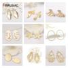 Gold Plated Small Mini Hollow Star/ Heart / Moon Charms For Jewelry Making DIY Bracelets Necklace Earrings