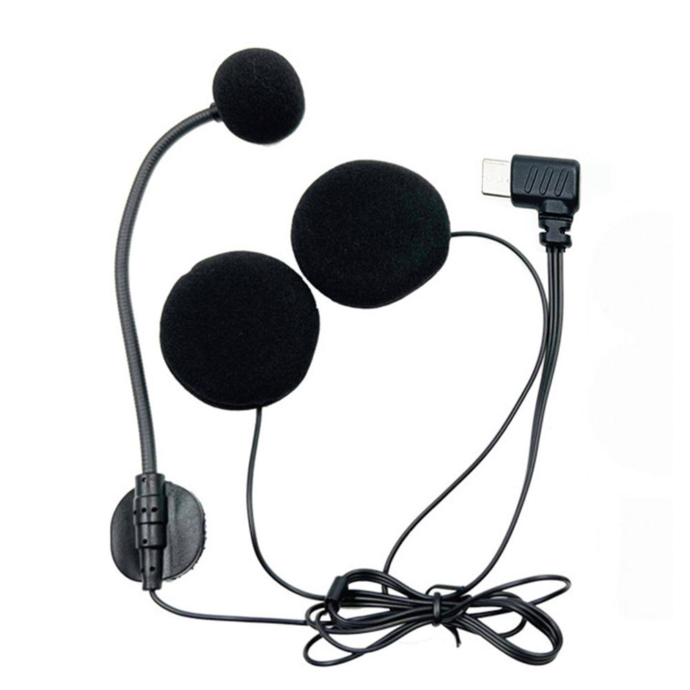 Motorcycle Helmet Headphone Type C Connector Motorcycle Helmet Racing Headset Mic Noise Reduction for Cycling Biking spain
