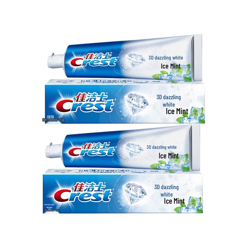 Crest 3D White Fresh Breath Toothpaste Twin Pack