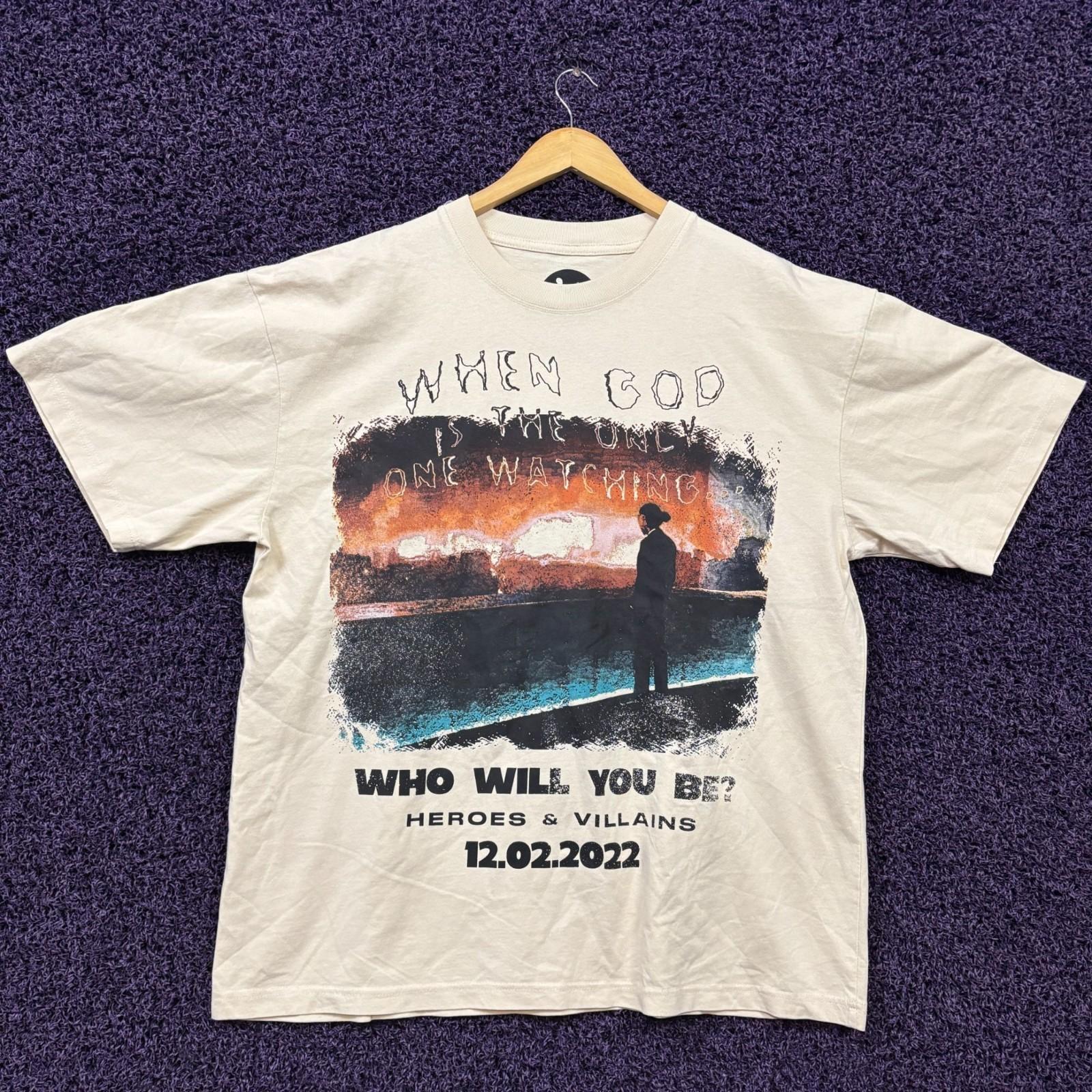 Metro Boomin Heroes & Villains Only God Watching T-Shirt XL S