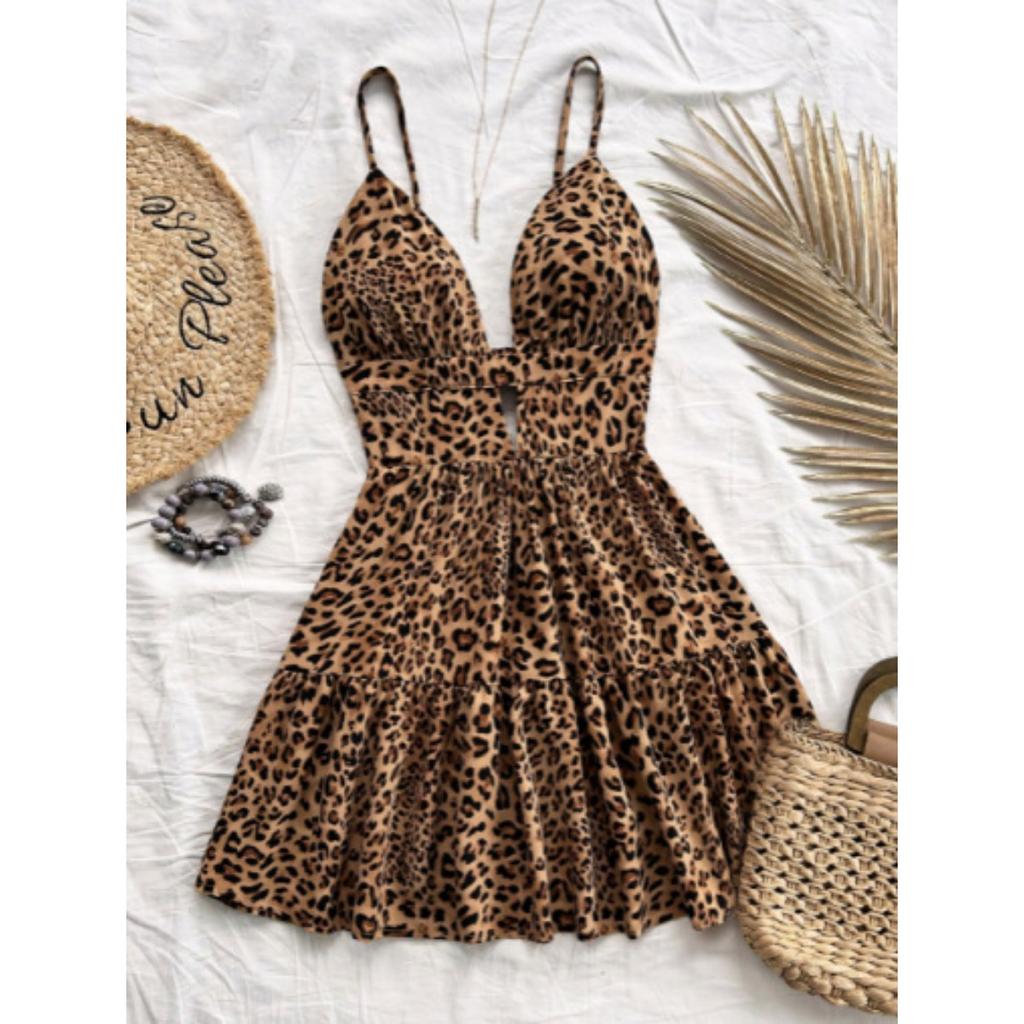 Summer Vacation Dresses Sexy Hottie Sleeveless Backless Halter Dresses