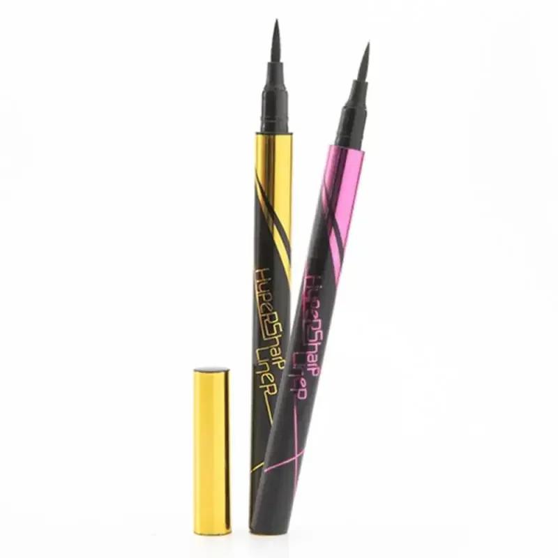 Eye Liner Pencil Small Gold Liquid Eyeliner Pen Quick-drying Eyeliner Waterproof Lasting Eyeliner Black/Brown Eyes Makeup Liquid