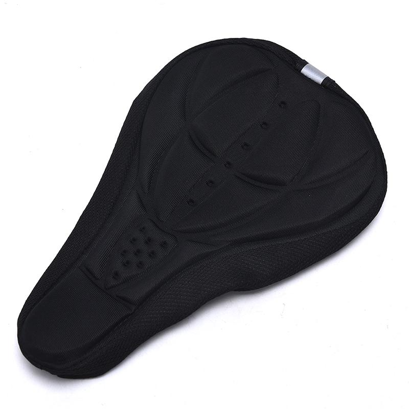Bicycle Silicone 3D Gel Saddle Seat Cover Pad Padded Soft Cushion Comfort