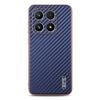 AZNS Чохол для Xiaomi 17 Гальванічне покриття Текстура вуглецевого волокна PU + TPU Чохол для телефону