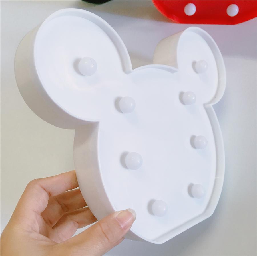 

Mickey Night Light For Babies 3D Led Lamp Night Light Unicorn Wall Light Wireless Children s Night Lights Kids Holiday Gifts
