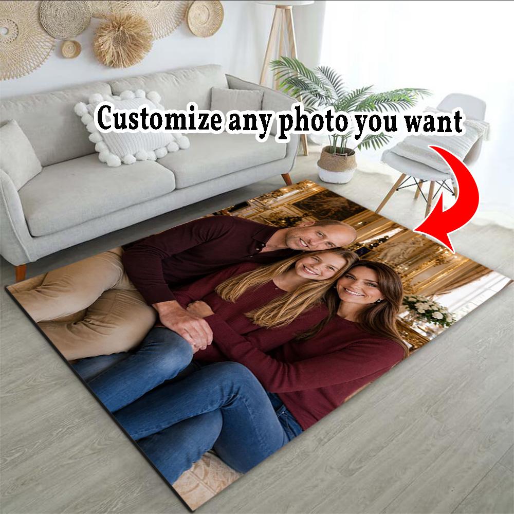 Customize Photo Customized image Area Rug Design for Study room Bedrooms Outdoor Foyer Antislip Carpet Decorate Offices