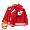Boys' Stylish 2026 Jacket: Spring/Autumn Fleece-Lined Baseball Coat for Kids