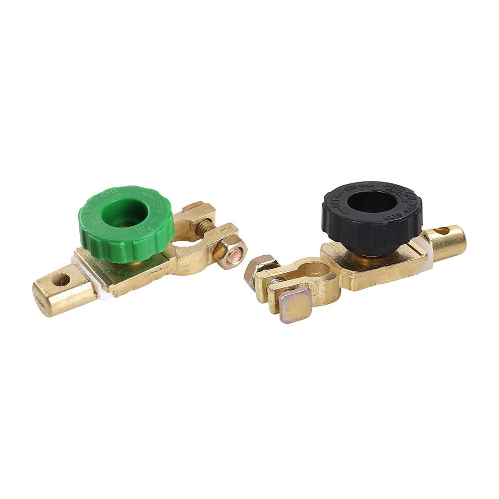 Universal Car Battery Switch Quick Cut-off Disconnect Isolator Switch for 6V/12V/24V Car Battery Terminal Link Power-off Switch
