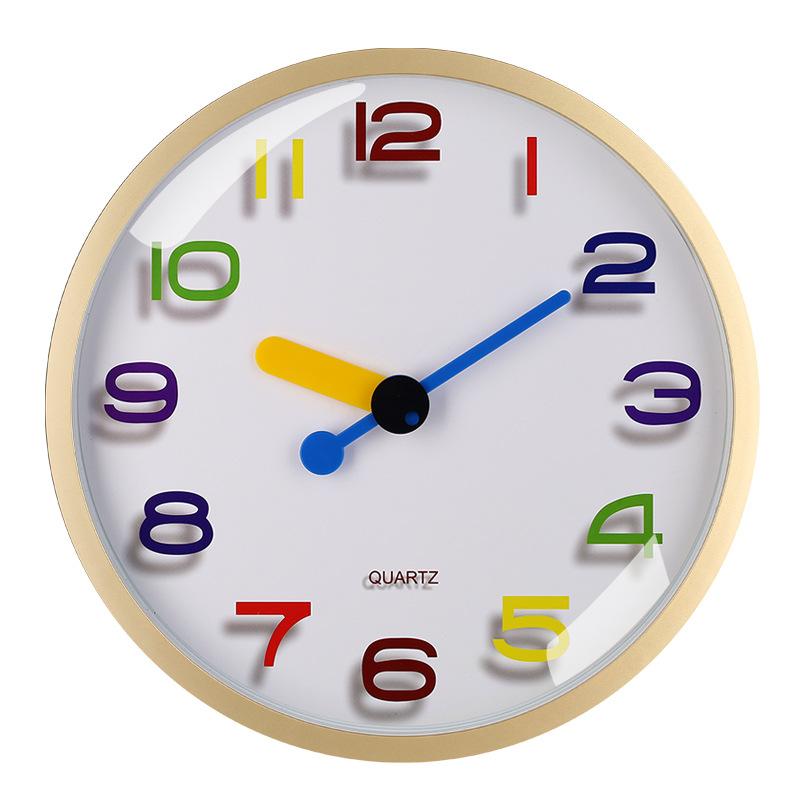 12 Inch 30cm Creative Living Room Silent, Stylish, Simple, Modern Decoration, Light Luxury Quartz Clock