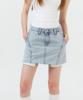 Potipo [W] Denim Short Skirt With Over Pocket Details