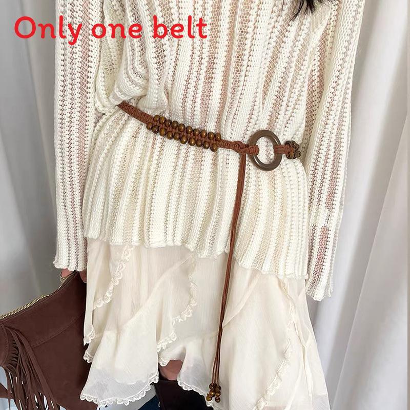 Bohemian Waist Belt For Women Pu Leather Vintage Corset Accessory For Dresses And Jeans