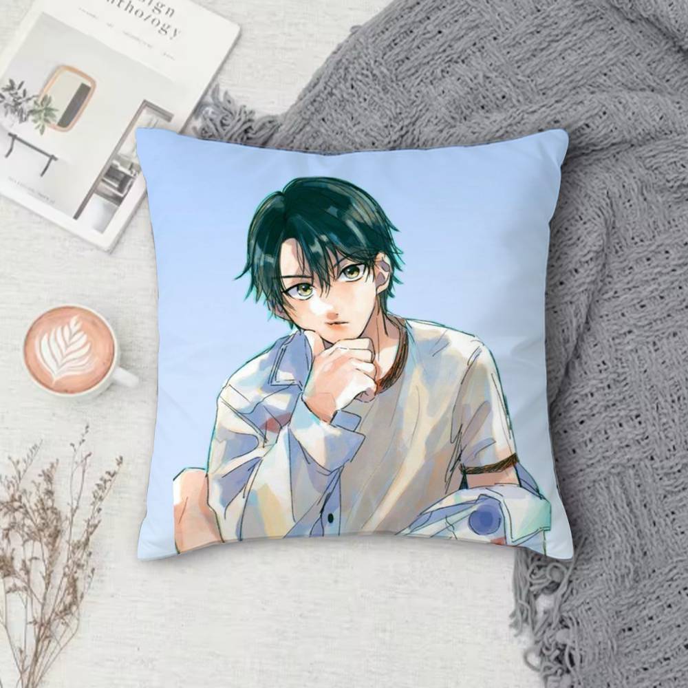 The Prince of Tennis Doublesided Printed Square Decorative Cushion Cover for Sofa Living Room Home Decor
