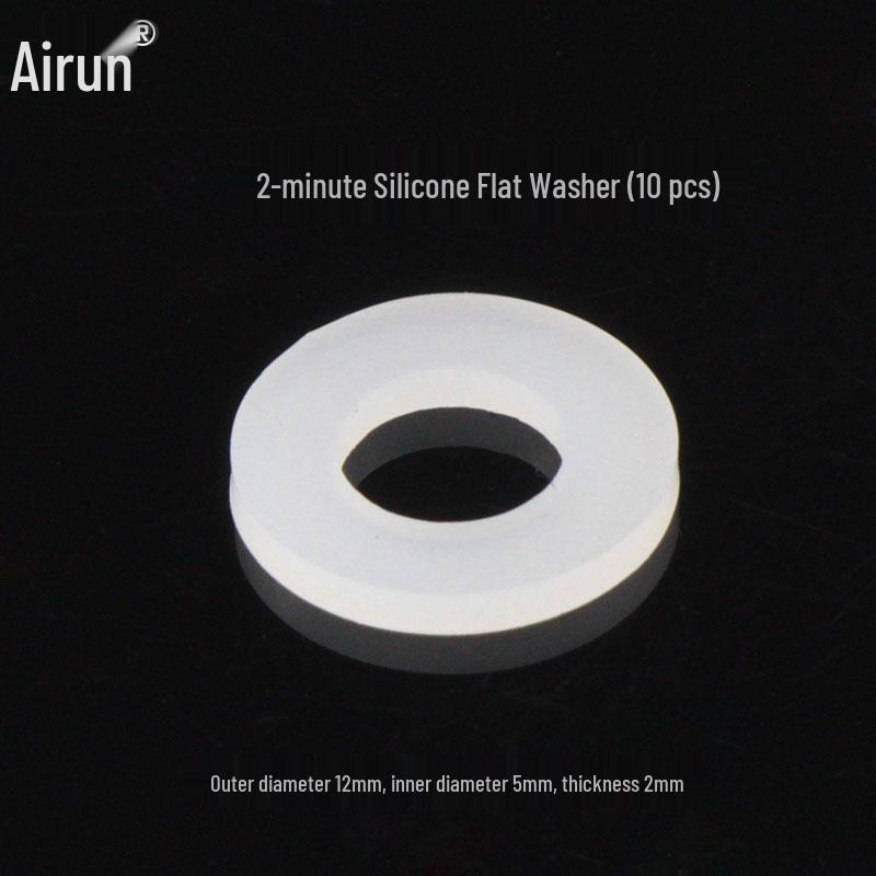 Silicone 4-Point Mesh Sealing Ring and Flat Washer for 6-Point Water Heater, Faucet, Pipe, Hose, and Shower Head (1-Inch)