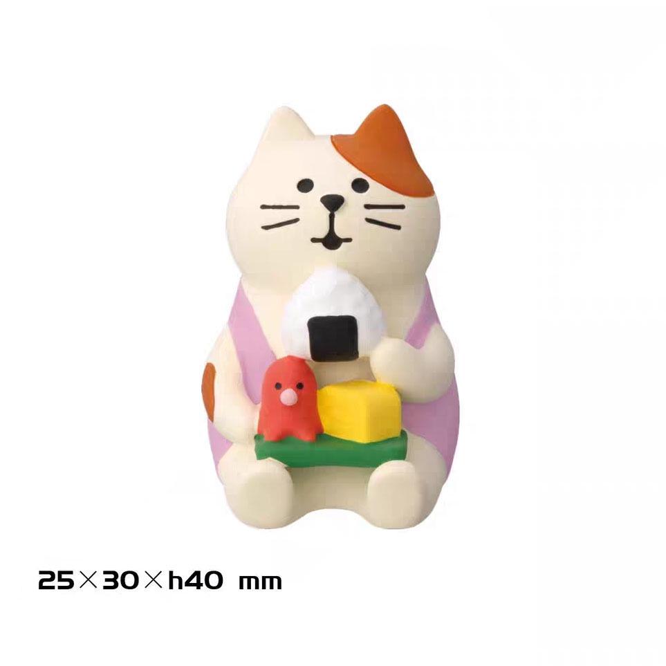 ZAKKA Handmade Japanese Cat Cherry Blossom Season DIY Resin Figurines Ornaments